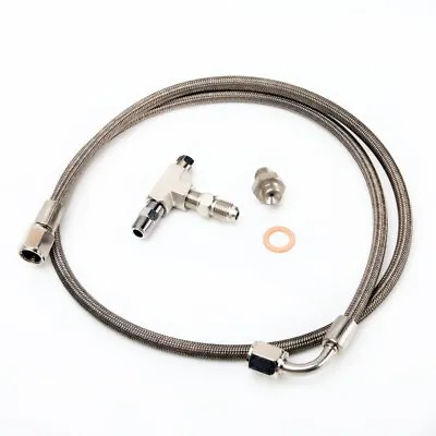 TRITDT Fits Garrett T2 T25 T28 Dynamic Type Turbo Oil Feed Line Kit 4AN 100cm • $65.99