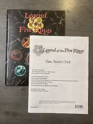 GAME MASTER’S PACK L5R Legend Of The Five Rings RPG AEG • $39.99