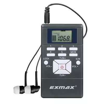 ® EXG-108 Wireless Stereo FM Radio Receiver Portable Pocket Small Mini FM Rad... • $19.47