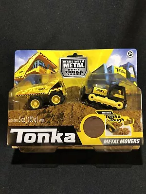 Tonka Metal Movers Bulldozer & Mighty Dump Truck With Tonka Tough Dirt Sand New • $27.96