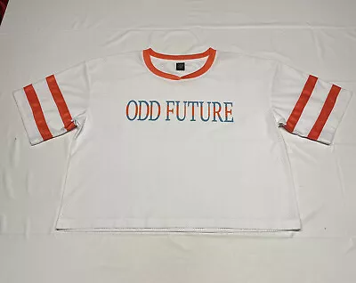 Odd Future T-Shirt Womens Large Hip Hop Rap Crop Top Hipster Earl Sweatshirt • £16.14