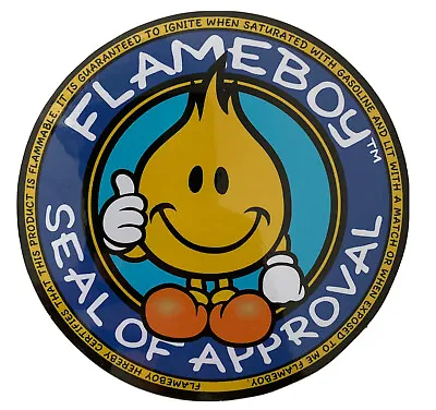 World Industries Sticker Flameboy Sticker Vintage Skateboard Sticker Plan B Girl • $3.99