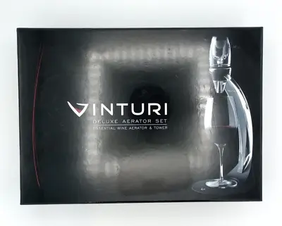 VINTURI DELUXE Essential Red Wine Aerator & Tower - Enjoy Your Wine - OB • $28