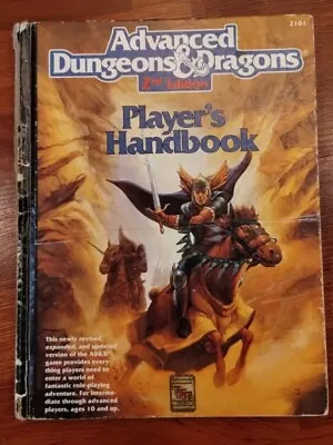 AD&D Player's Handbook 2101 Advanced Dungeons & Dragons 2nd Edition TSR 1989 • $29.99