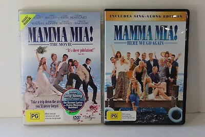 Mamma Mia  Mamma Mia Here We Go Again DVD Region 4 PAL Musical Abba Romance • $7.50