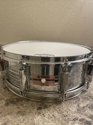 Yamaha Steel Snare DrumSD 650 MG Good Condition 10 Lugs Seamless Steel Shell • $225