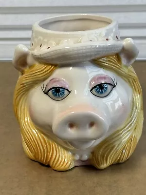 Muppets Vintage SIGMA Miss Piggy Mug Henson Ceramic • $12.34