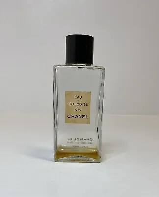 1960's Vintage Chanel No 5 Paris Eau De Cologne  Perfume Bottle 2ml Almost Empty • £16.89