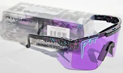 PIT VIPER The Purple Reign Sunglasses Black/Purple Wrap Single Wide NEW • $59.95