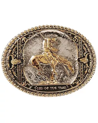 Montana Silversmiths Men's End Of The Trail Belt Buckle Silver • $51.85