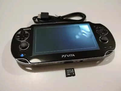 £99.95 • Buy Sony Playstation PS Vita Black Console - PCH-1003 Wi-Fi Model & 8GB Memory Card