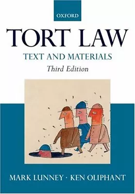 Tort Law: Text And Materials By Oliphant Ken Paperback Book The Cheap Fast Free • £3.57