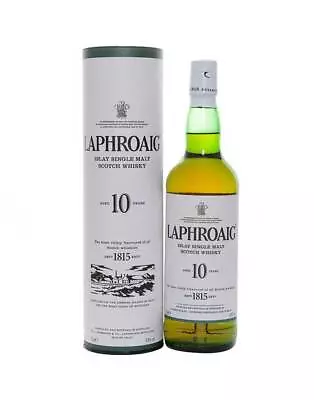 Laphroaig 10 Year Old Single Malt Scotch Whisky 700ml @ 40% Abv • $98.88