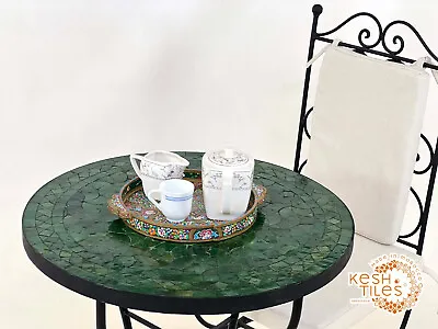 24INCH FABULOUS MOSAIC TABLE - Handmade Forest And Dark Green Patio Table • $480