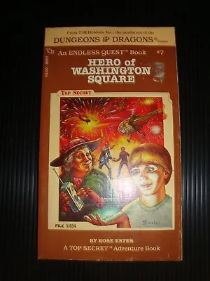 Vintage Dungeons & Dragons Endless Quest Book #7 Hero Of The Washington Square • $6.99
