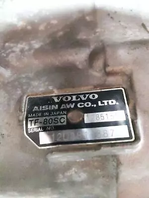 2012 Volvo S60 Series 2.5l T5 Automatic Transmission Assembly 71k Sdn Fwd Tf80sc • $450.09