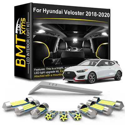 10x Interior LED Light Bulbs Dome License Plate For Hyundai Veloster 2018-2020 • $11.99