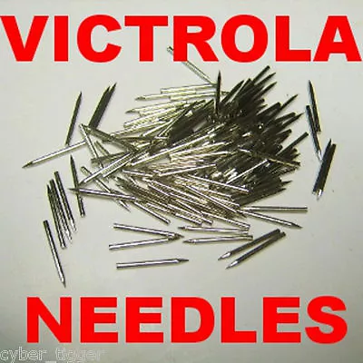 100 LOUD TONE (Full) NEEDLES For Hand Crank Phonograph Gramophones And Victrola • $5.69