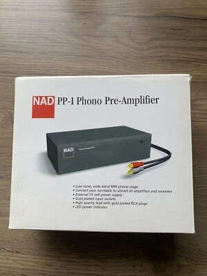 £61 • Buy NAD Electronics Phono Preamp PP-1 In Original Box