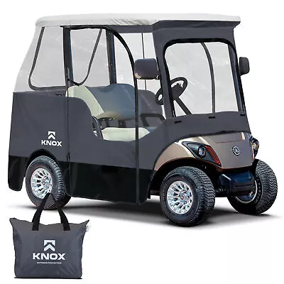 KNOX 2 Person Yamaha Golf Cart Cover 69  600D Driving Golf Cart Winter Cover • $87.99