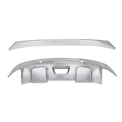 For Nissan Murano Silver Steel Front Rear Bumper Diffuser Board Guard 2015-2018 • $1143.41
