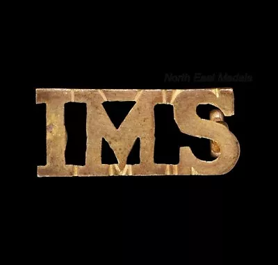 Indian Medical Services 'IMS' Shoulder Title Badge • $17.67