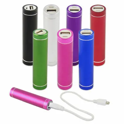 $8.99 • Buy Portable Power Bank External Mobile USB Battery Charger For Cell Phone 2600mAh