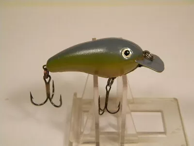 Vintage Mister Twister Shallow Grey Weighted Rattle Crankbait Lure   • $3.99