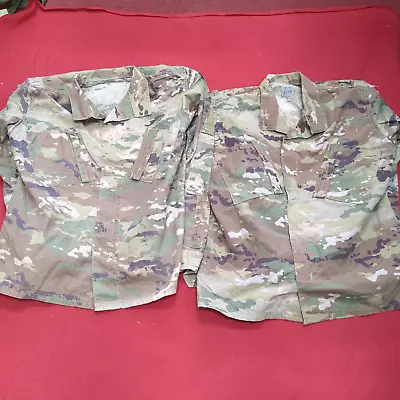 *Lot Of Two* US Army MEDIUM REGULAR Multicam OCP Uniform FRAC Top Used (OCP7-JUL • $24.99
