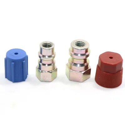 R-12 To R-134A STEEL RETROFIT ADAPTER FITTING KIT 1/4  (HIGH) & 1/4  (LOW) • $13.80