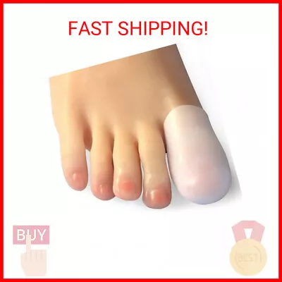 Hoogoo Big Toe Caps 10 Pack Gel Toe Sleeves Toe Bandage Cover For Big Toe Sili • $13.87