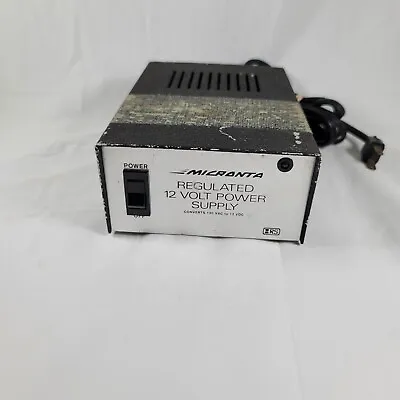 Micronta Regulated 12V (13.8VDC-2.5A) Power Supply Cat No. 22-120A Radio Shack • $16.30