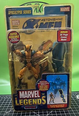 ToyBiz Astonishing X-Men Wolverine Apocalypse BAF 2005 Marvel Legends SEALED • $26.24