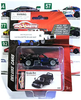 Majorette Mercedes Benz 190 E 2.5-16 Evolution Il Black 2023  • $7.25