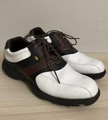 Etonic Men’s White/brown Golf Shoes Size 9 • $20