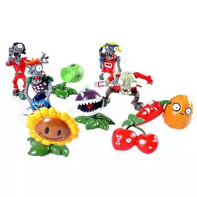 10pcs Plants Vs. Zombies Game Bungee Zombie Action Figures Set PVC Toys Kid Gift • $28.95