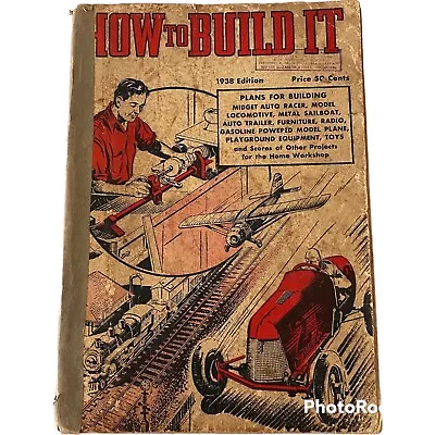 Modern Mechanix How To Build It Vintage 1938 Edition Model Cars Train Boat RARE • $64.35