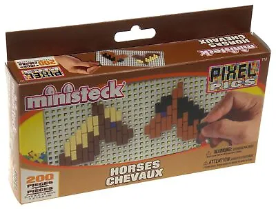 Ministeck Pixel Pics Puppies & Horses Set 2 Dog Pony Craft Puzzle Activity Gift • $11.49