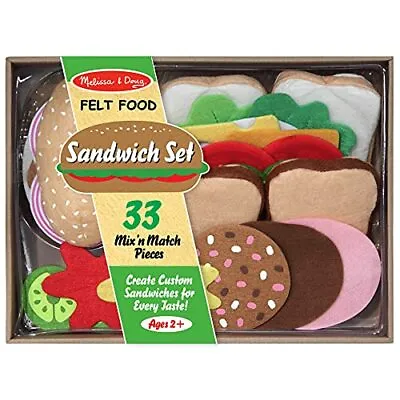 Melissa & Doug Felt Food Sandwich Play Food Set (33 Pcs) • $17.49
