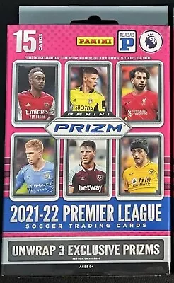 2021/22 Panini Prizm Premier League EPL Soccer Hanger Box • $39.99