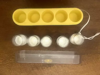 Vintage Salton Yogurt Maker Cooker Model GM-5  W/ Pyrex Glass Jars Tested Works • $14.95