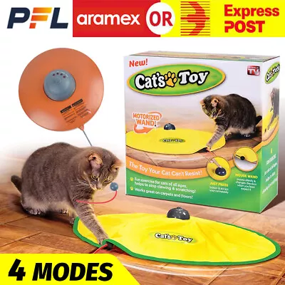 AU Electronic Interactive Cats Cat's Toys Undercover Fabric Moving Meow Mouse • $21.49