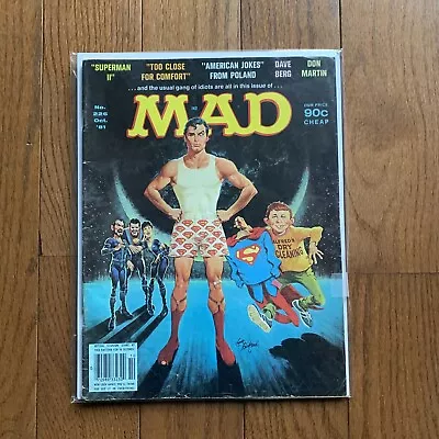 MAD Mad Magazine #226 October 1981 - Superman Too Close For Comfort • $5.09