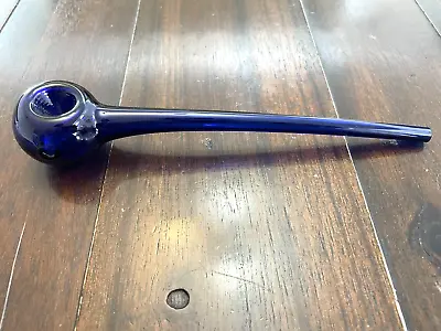 7.5  Premium Glass Pipe Bowl Long Stem Blue • $16.99