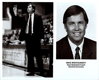 Vintage Press Photo Basketball NCAA Stanford University Coach Mike Montgomery • $11