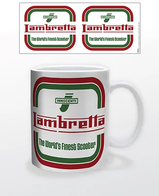 Lambretta Logo 11 Oz Coffee Mug Tea Cup Scooter Italy Motor Vehicle Cars Vintage • $19.99