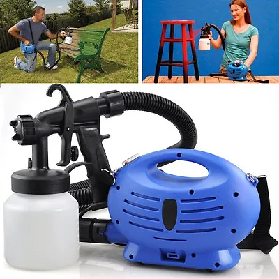 Electric Paint Sprayer System Zoom Spray Gun Painting Fence Bricks Outdoors New • £27.90