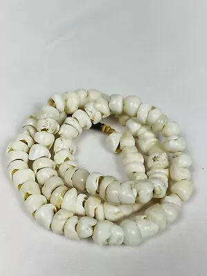 VTG Natural Hawaiian  Puka Shell And Necklace 18” Bohemian Surfer Vacationcore • $45