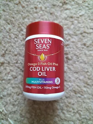 Seven Seas Omega-3 Fish Oil Plus Cod Liver Oil Plus Vitamins - BBE Nov 23 • £5