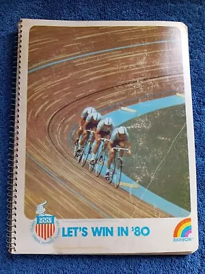 Vtg Mead Spiral Sheet Spiral Notebook Rainbow Bikes Olympics 1979 80 School RARE • $7.99